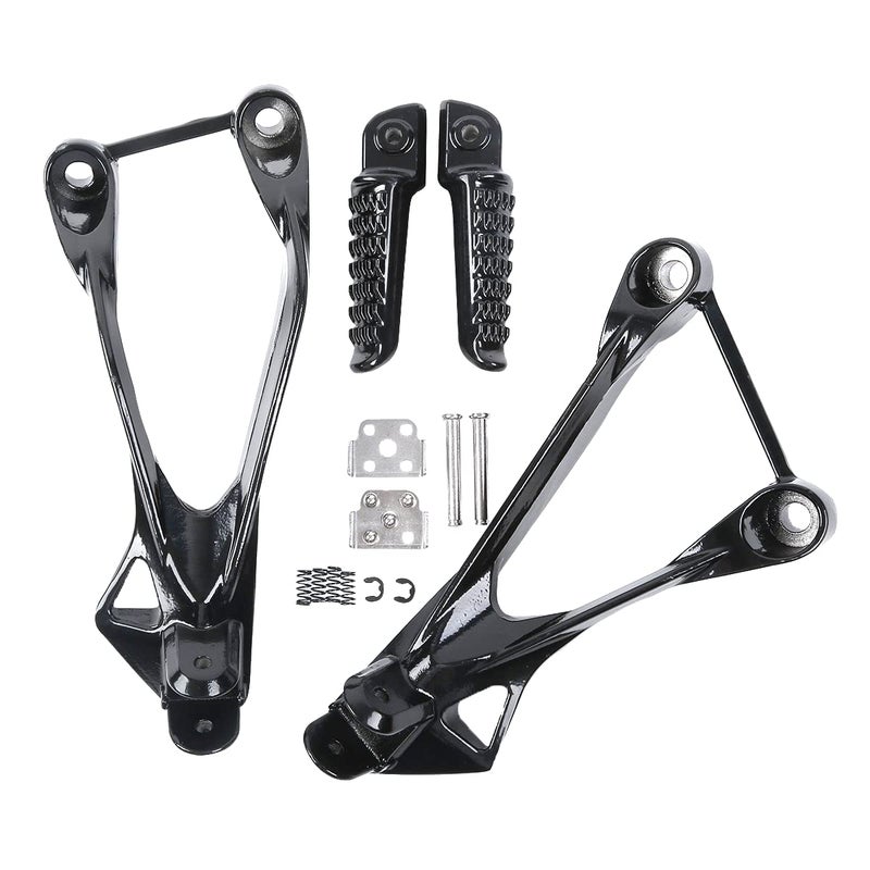 TCMI دعامة أوتاد قدم الركاب الخلفي من كاواساكي متوافقة مع كاواساكي نينجا ZX6R 2005-2008، ZX636 2005-2006 (أسود) - Image 5
